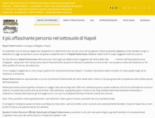 Tablet Screenshot of napolisotterranea.org